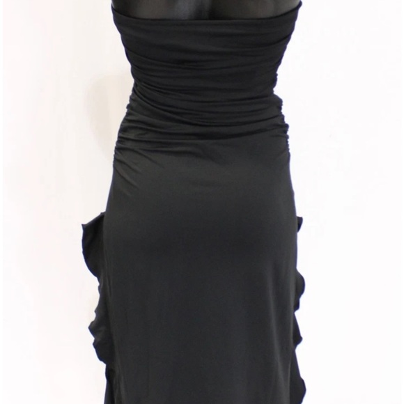 Urban Revivo Elegant Black ruffle Dress XS - Picture 5 of 5